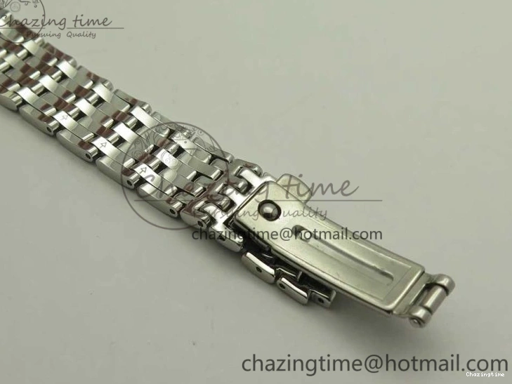 0712 De Ville Prestige Ladies 32.7mm SS MKF 1:1 Best Edition White Dial RG Markers on SS Bracelet MIYOTA Soft 7970